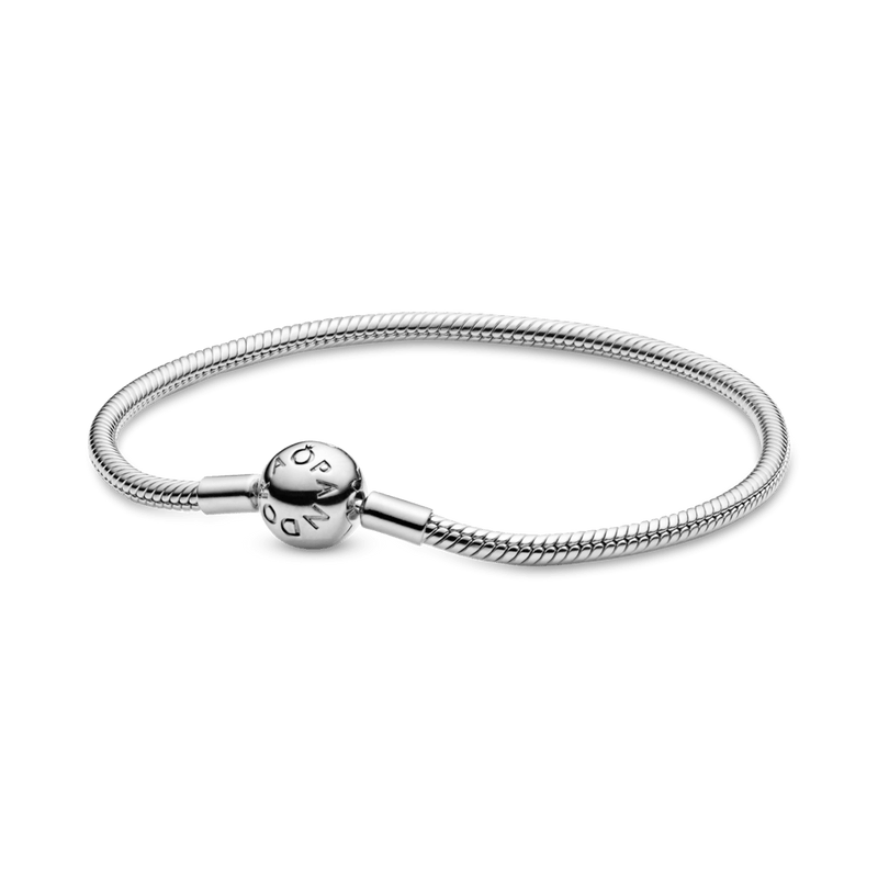 Pulsera flexible con cierre redondo moments para charms